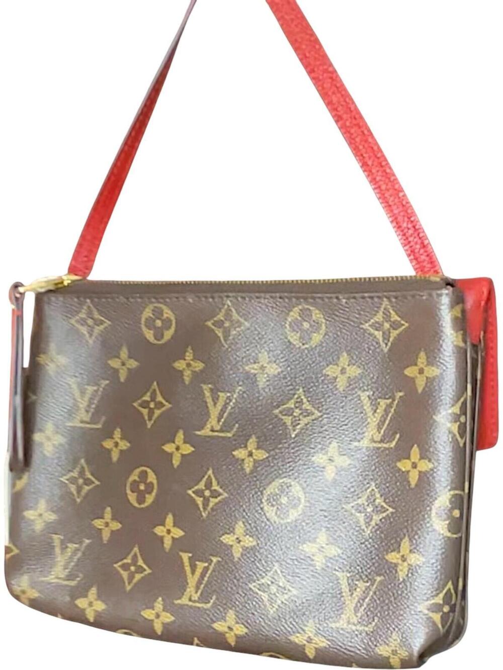 Louis Vuitton Crossbody Bag with Red Leather Flap - Picture 7 of 10